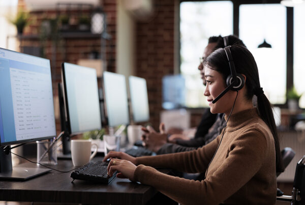 Call center reception